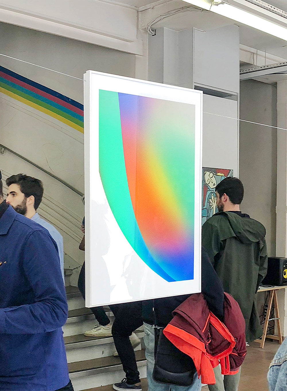 Courbe n°2 by Célie Cadieux, a 50x70cm digital painting seen at Antigalerie in April 2019