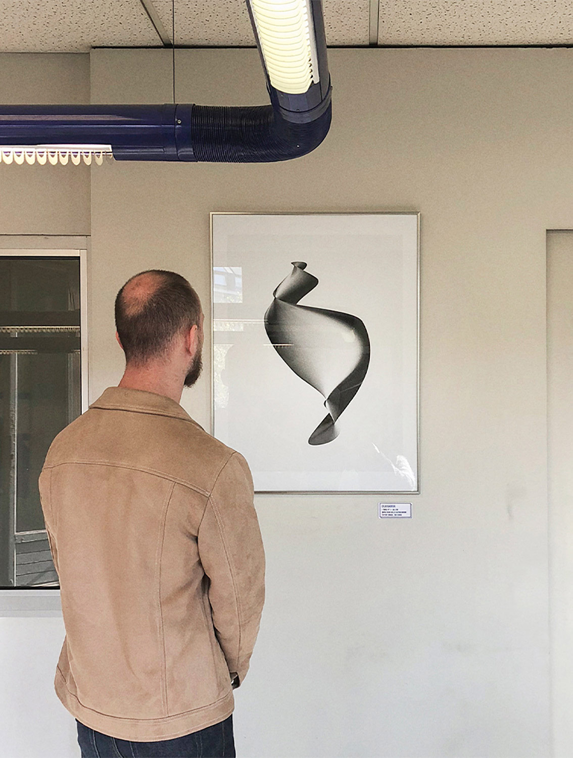 Twirl 1 by Célie Cadieux, a 60x80cm digital painting seen at Antigalerie in April 2019