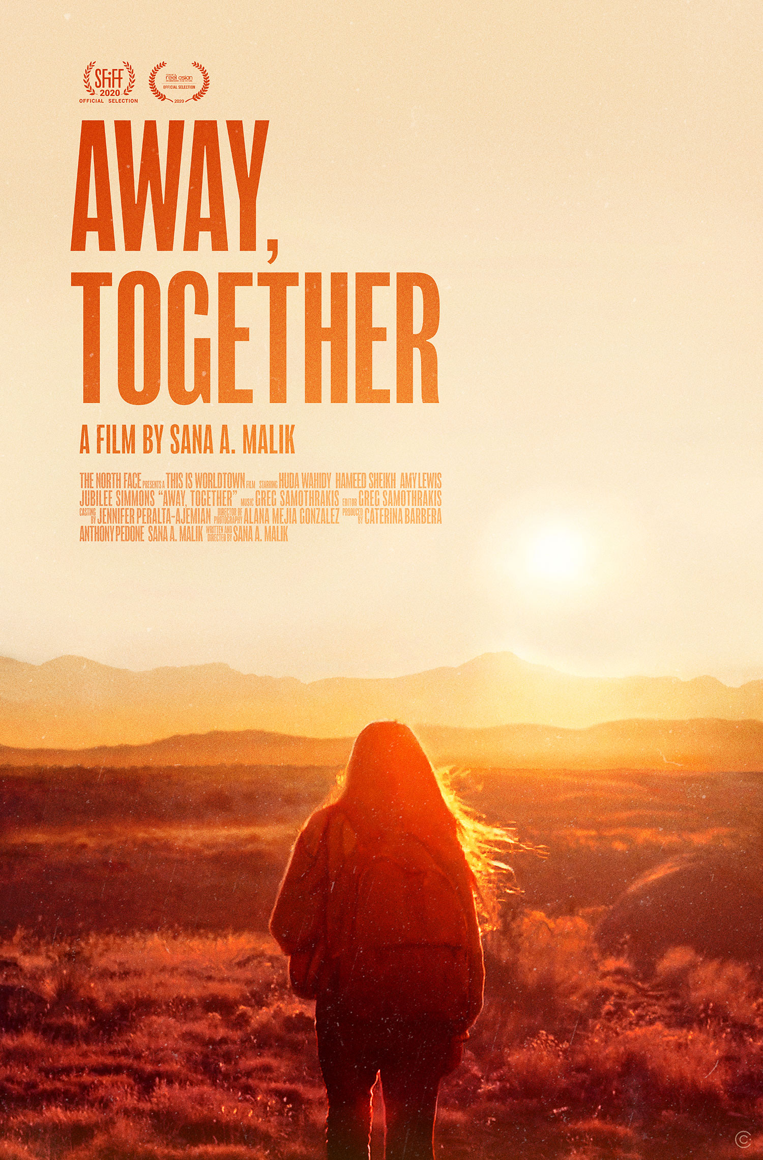Célie Cadieux Away, Together directed by Sana A. Malik offcial key art poster