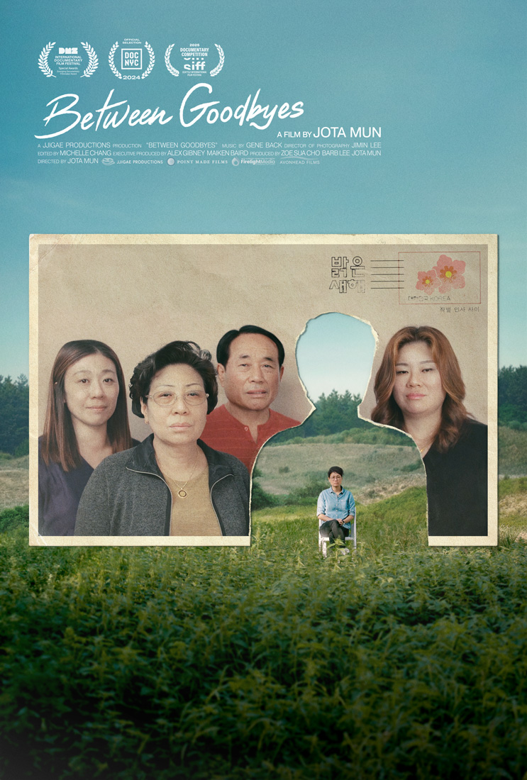 Célie Cadieux Between Goodbyes official film poster art