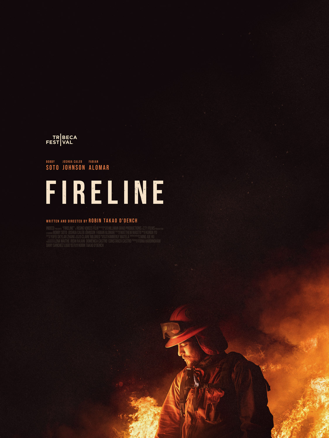 Célie Cadieux Fireline official film poster for Tribeca Film Festival 2024