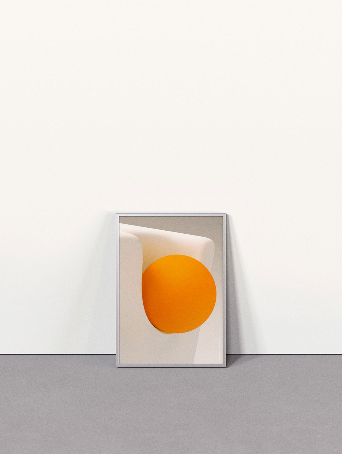 Célie Cadieux Going Somewhere print orange version