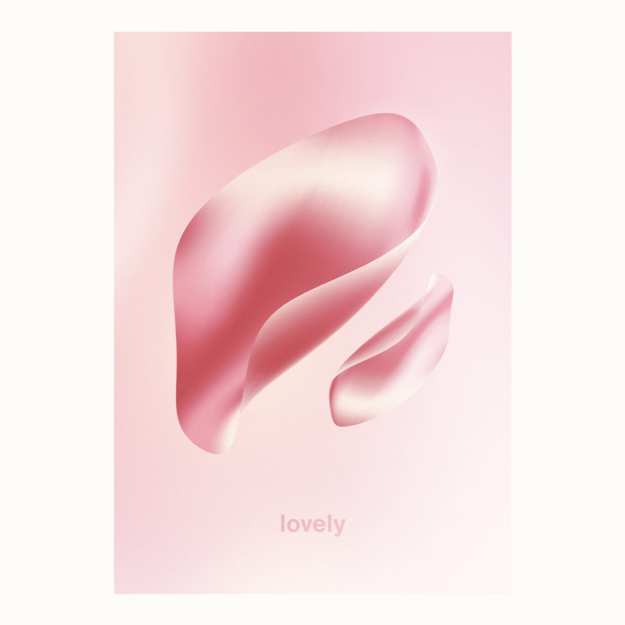 Lovely, digital painting created by Célie Cadieux