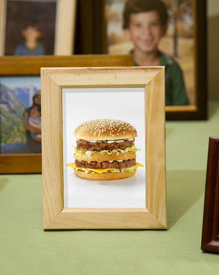 Célie Cadieux for McDonald's France, Burger Portrait