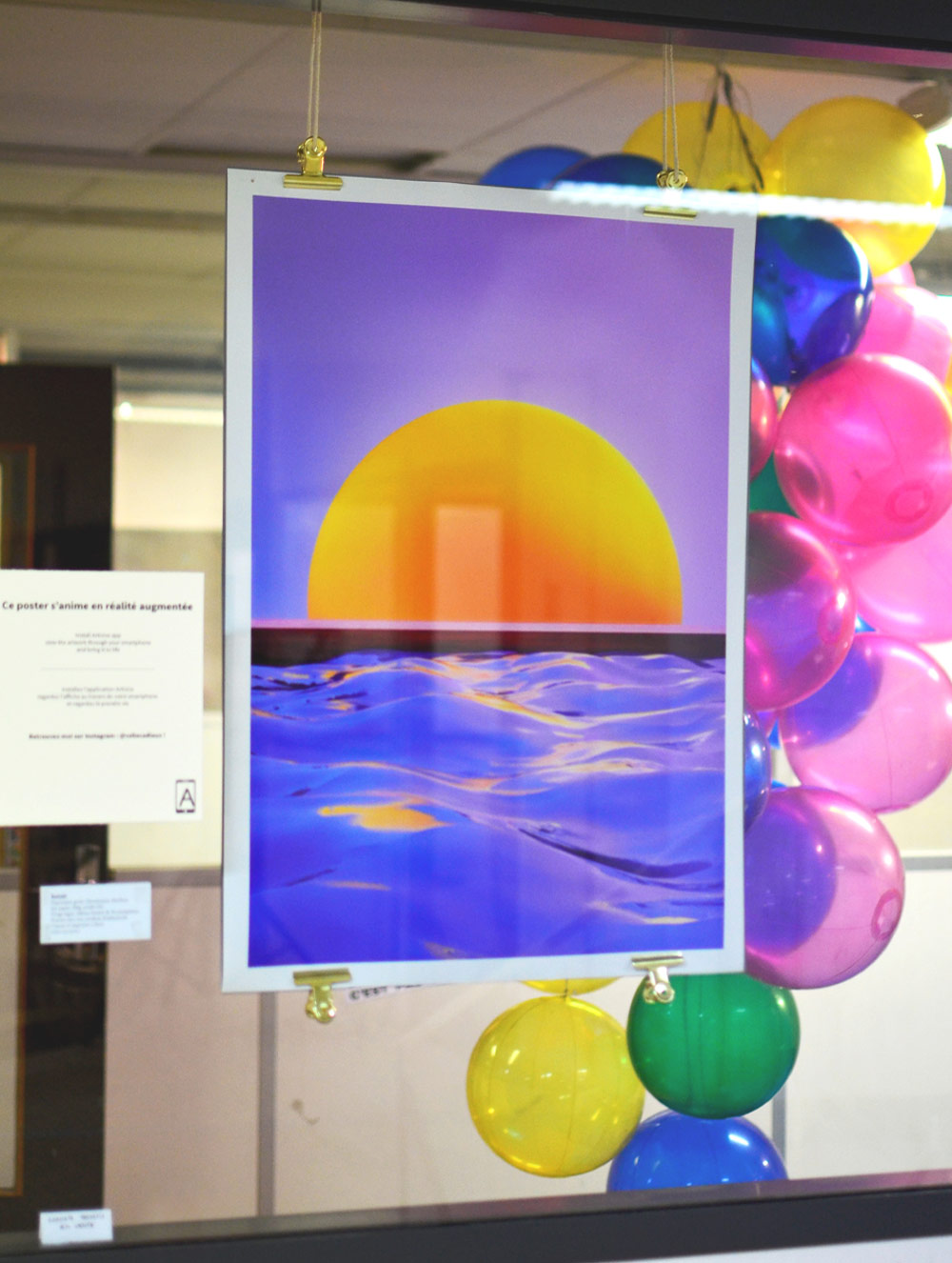 Twirl 1 by Célie Cadieux, a 60x80cm digital painting seen at Antigalerie in April 2019