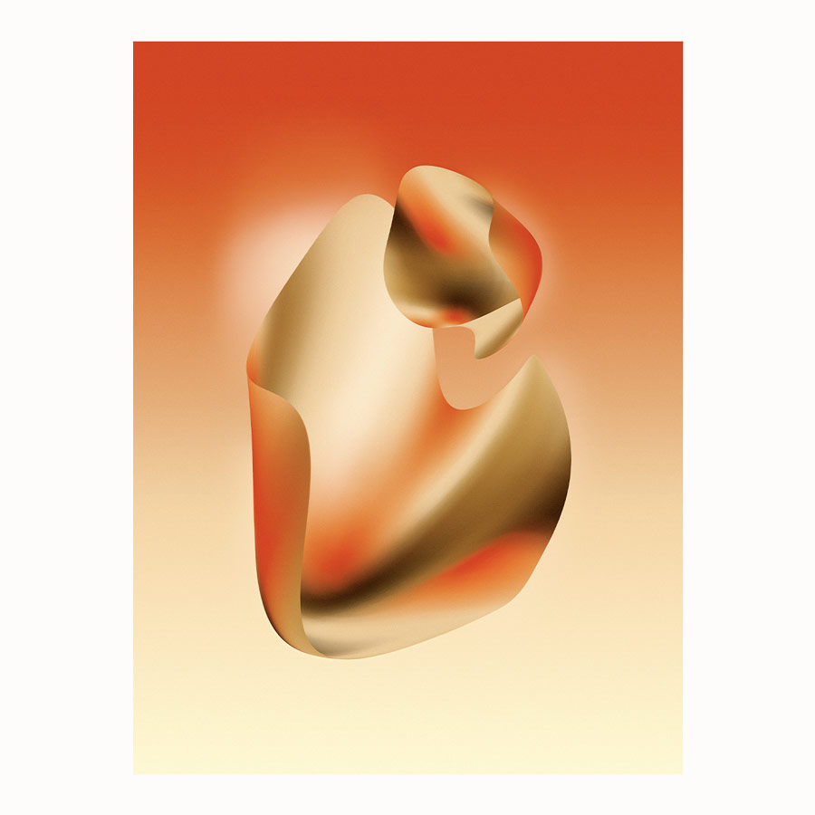 Warm Wind, digital painting created by Célie Cadieux