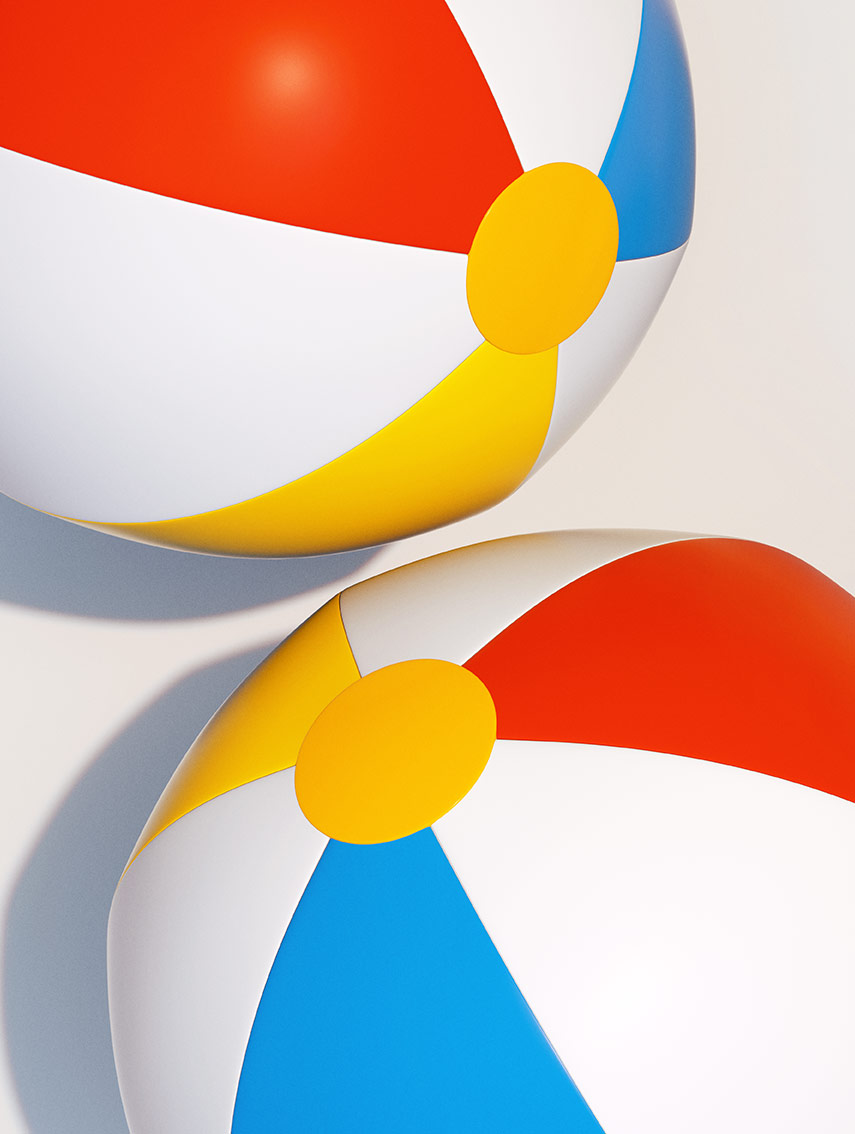 Célie Cadieux Beach Balls poster details