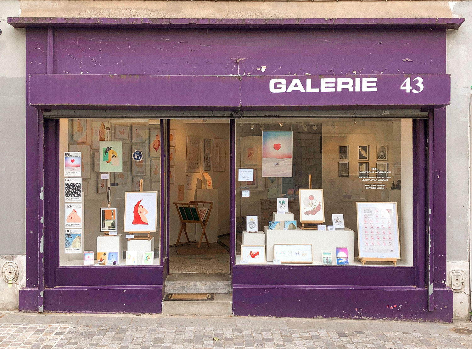 Célie Cadieux IRL Love Exposition Galerie 43 Paris