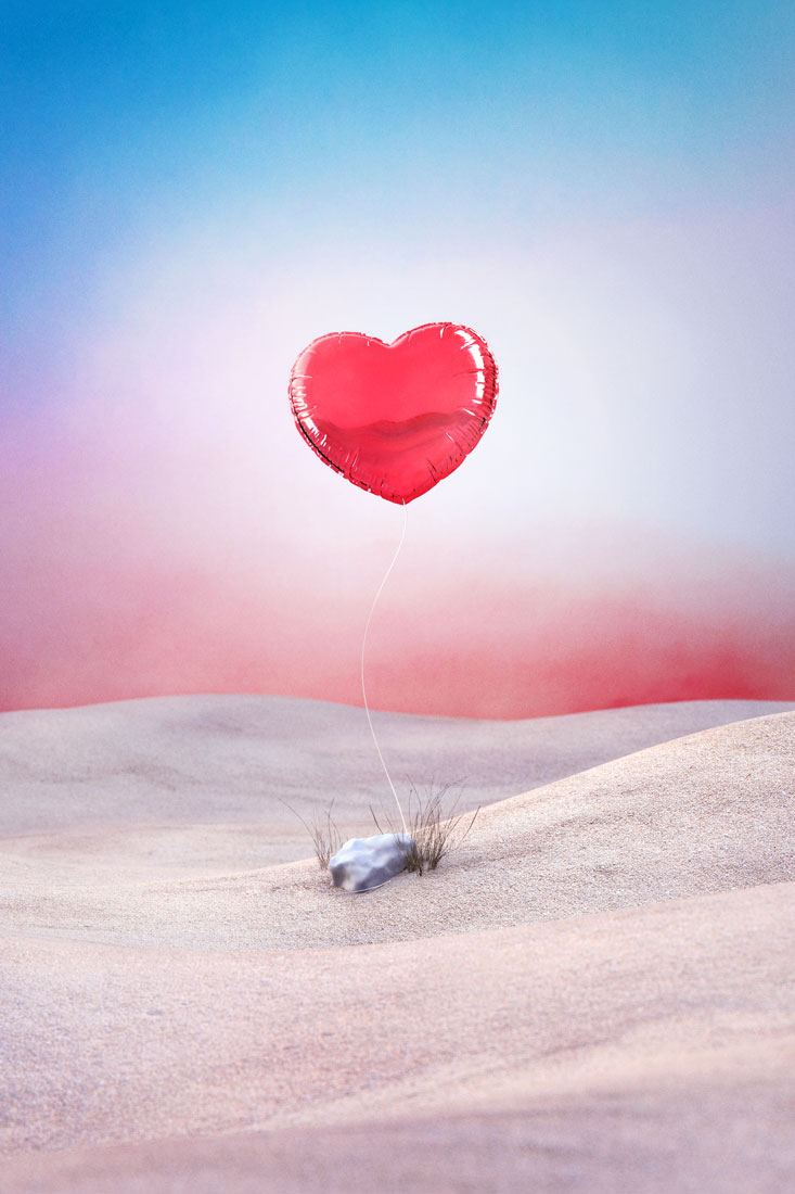 Love Metaphor Patience by Célie Cadieux 60x40cm digital painting